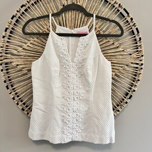 Lilly Pulitzer Annabelle White Top